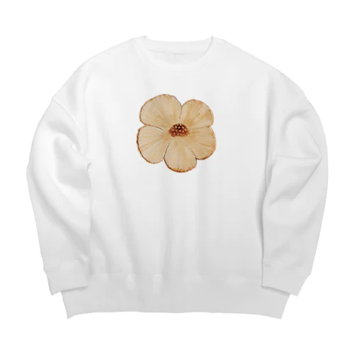 flower series Big Crew Neck Sweatshirt