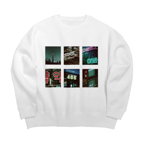 ななしき・ソウルナイトスナップ Big Crew Neck Sweatshirt