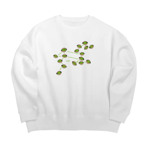 ピスターチオ／しし座 Big Crew Neck Sweatshirt