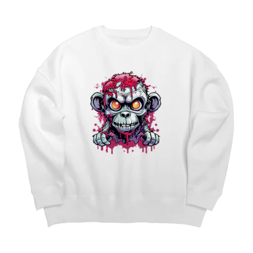 ゾンビ猿 Big Crew Neck Sweatshirt