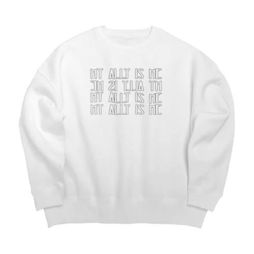 My ALLY IS ME ビックシルエットパーカー Big Crew Neck Sweatshirt