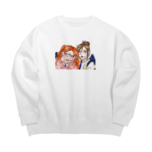 ギャルず Big Crew Neck Sweatshirt