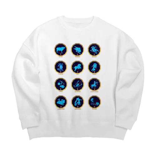 12星座一覧 Big Crew Neck Sweatshirt