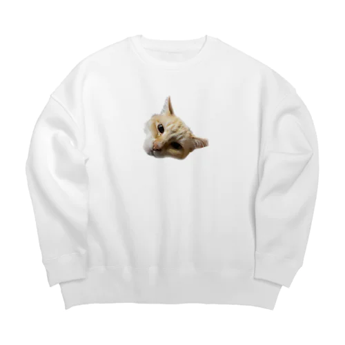 にゃんきち Big Crew Neck Sweatshirt