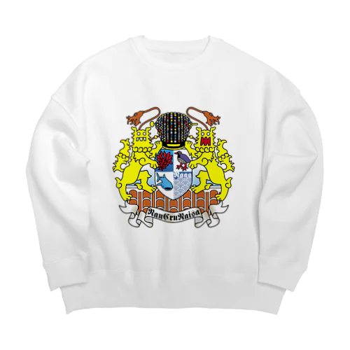 沖縄エンブレム Big Crew Neck Sweatshirt