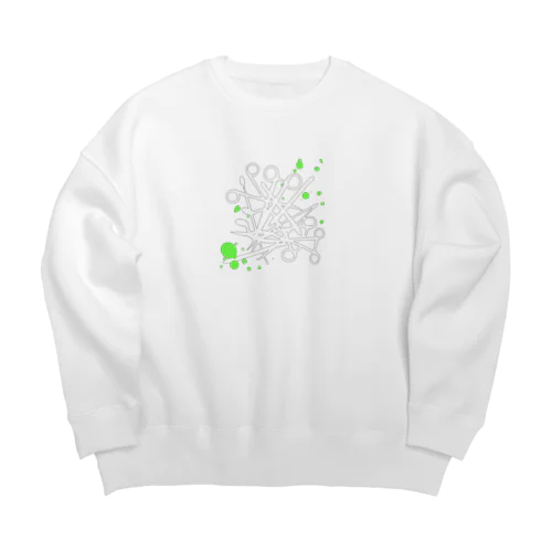 メディカルツールシリーズ(グリーン) Big Crew Neck Sweatshirt