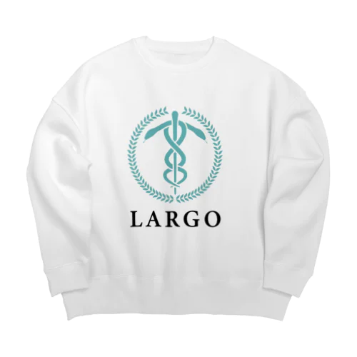 NPO法人LARGO 公式ロゴアイテム Big Crew Neck Sweatshirt