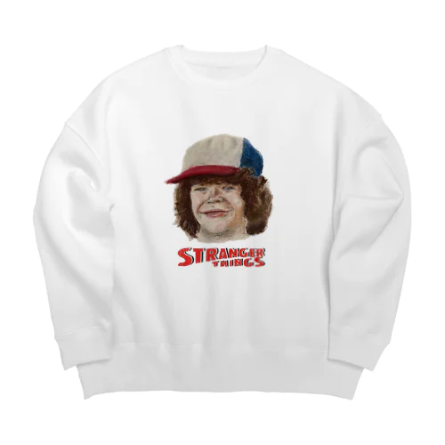 stranger things Big Crew Neck Sweatshirt