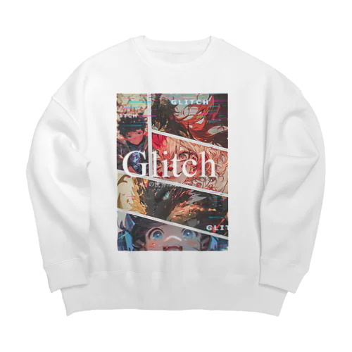 Glitch Big Crew Neck Sweatshirt