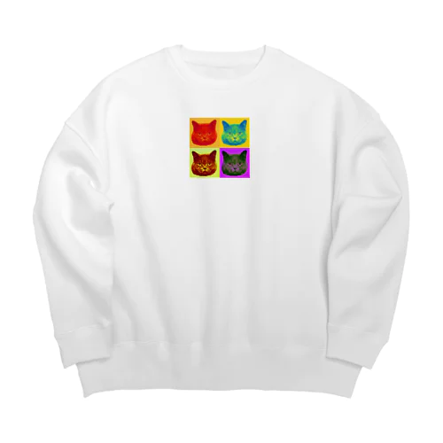 leo.グラフィック Big Crew Neck Sweatshirt