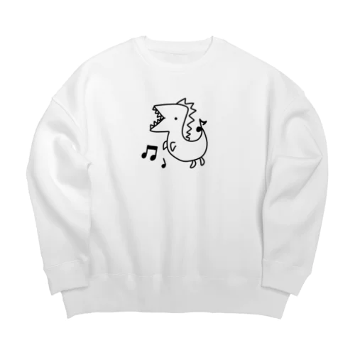 ご機嫌恐竜 Big Crew Neck Sweatshirt