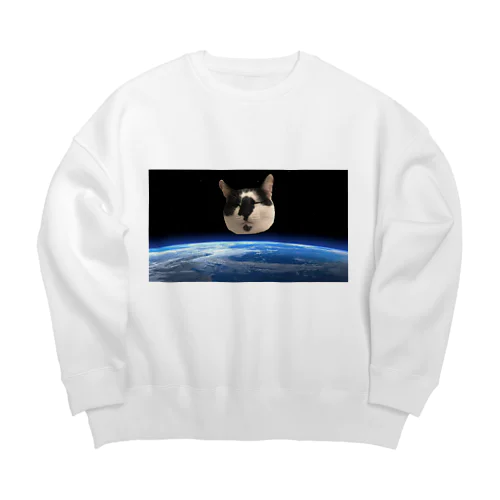 衛星猫 Big Crew Neck Sweatshirt