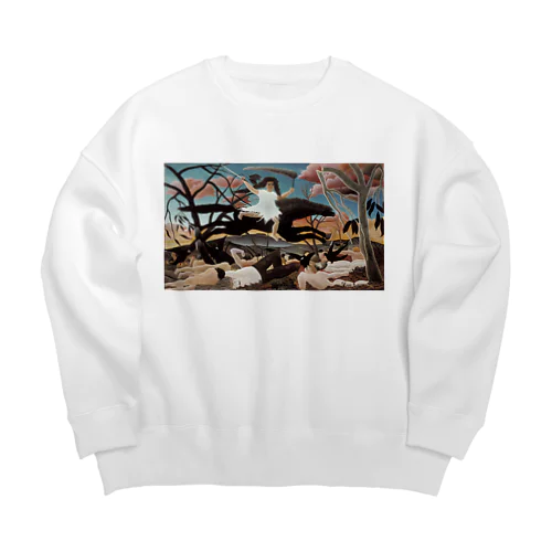 戦争 / War Big Crew Neck Sweatshirt