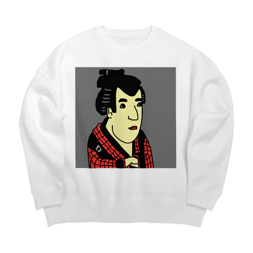 三代目市川八百蔵の田辺文蔵 Big Crew Neck Sweatshirt