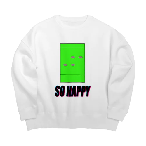 HAPPY TLC Big Crew Neck Sweatshirt