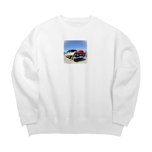 廃車 Big Crew Neck Sweatshirt