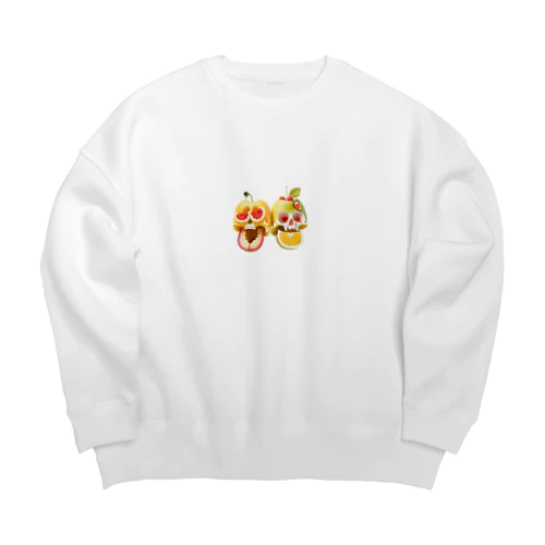 季節のフルーツ髑髏 Big Crew Neck Sweatshirt