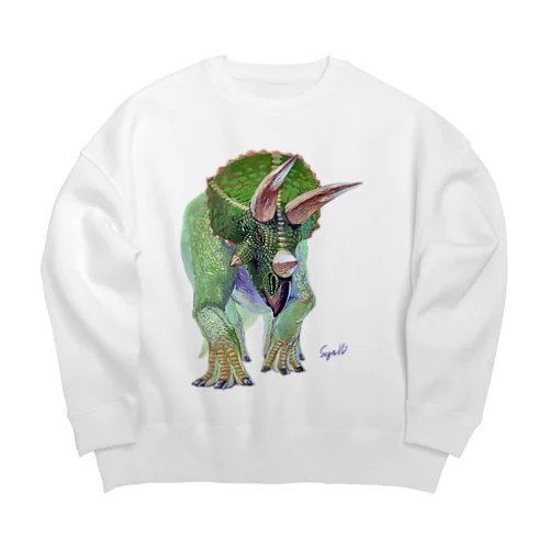 Triceratops Big Crew Neck Sweatshirt