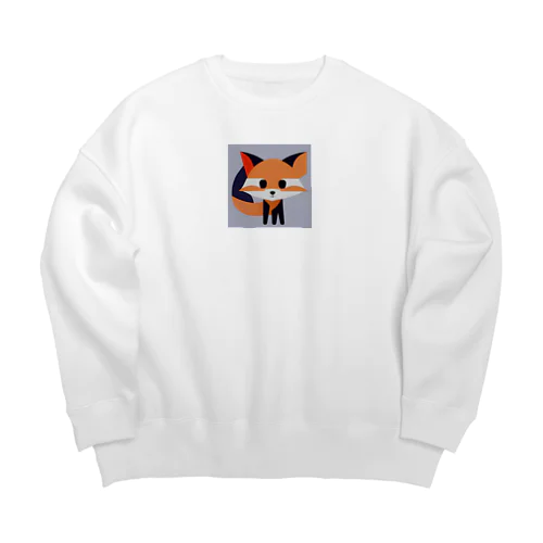 癒します！ Big Crew Neck Sweatshirt