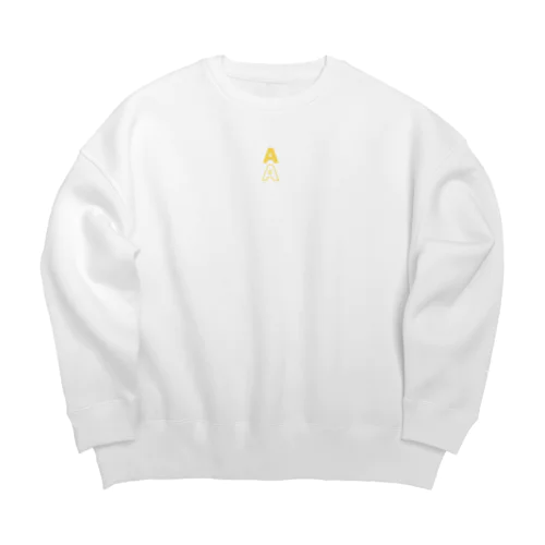 Double A ダブルエー　イエロー Big Crew Neck Sweatshirt