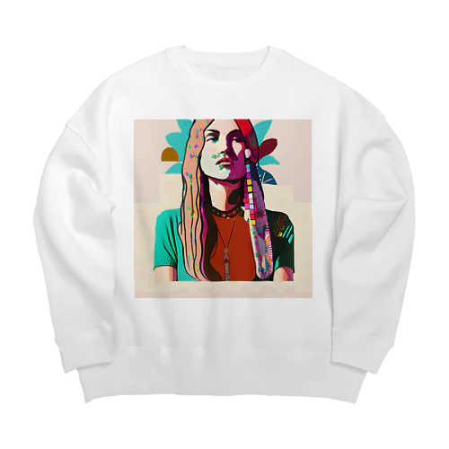 カウンターカルチャー Big Crew Neck Sweatshirt