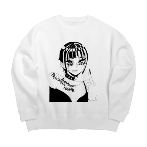 さヴかるふぁっきんぱんくちゃん Big Crew Neck Sweatshirt