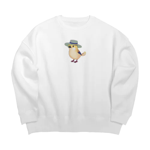 テンガロンハットのカナリア Big Crew Neck Sweatshirt