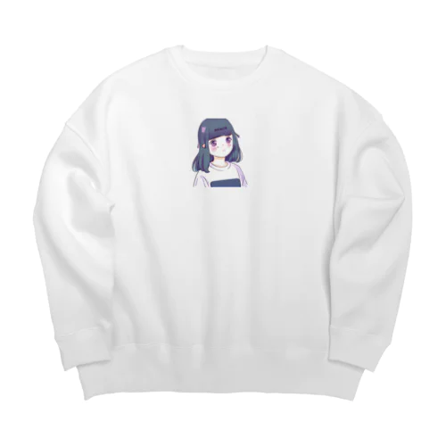 かわいい女の子 Big Crew Neck Sweatshirt