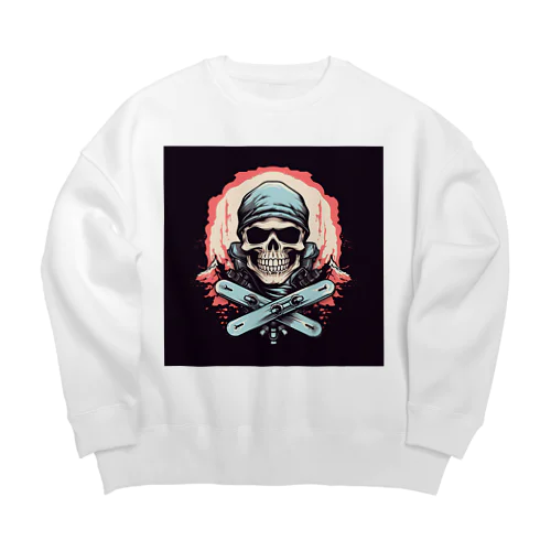 スカルボード Big Crew Neck Sweatshirt