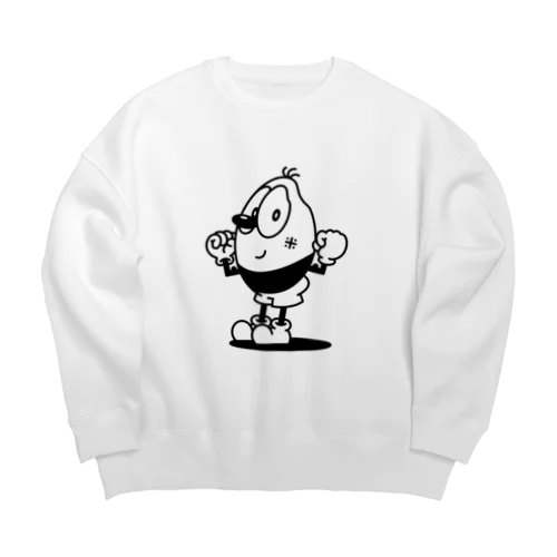 おこめくん Big Crew Neck Sweatshirt