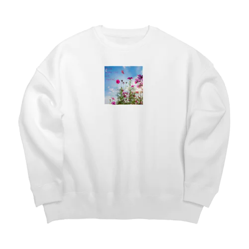 Flower Big Crew Neck Sweatshirt