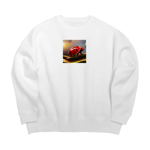 幸運のてんとう虫 Big Crew Neck Sweatshirt