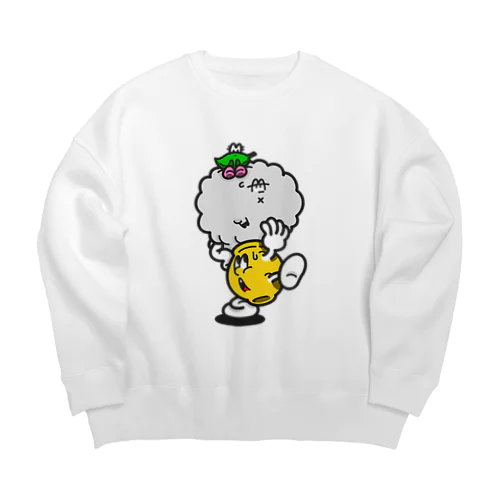 とうきくん＆ひつじくん＆このはちゃん Big Crew Neck Sweatshirt