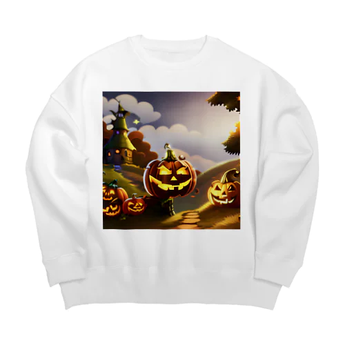 ハローウィン Big Crew Neck Sweatshirt