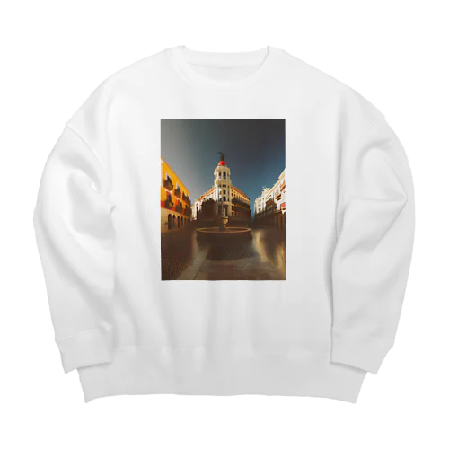 イタリア Big Crew Neck Sweatshirt