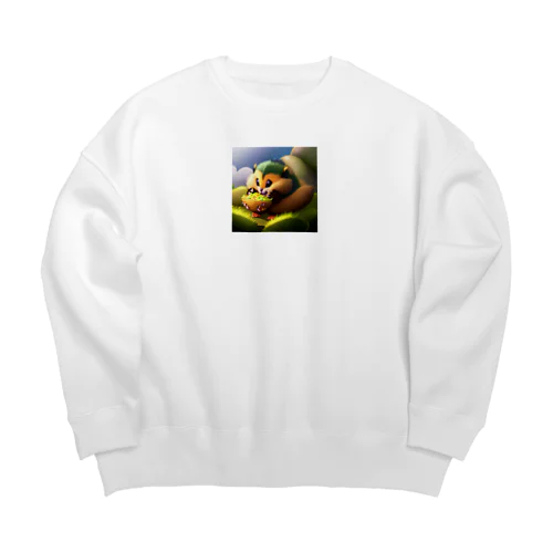 モリモリくん Big Crew Neck Sweatshirt