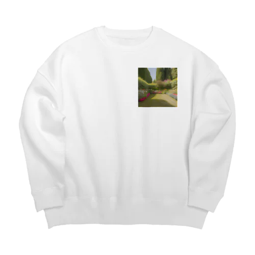 緑の庭 Big Crew Neck Sweatshirt