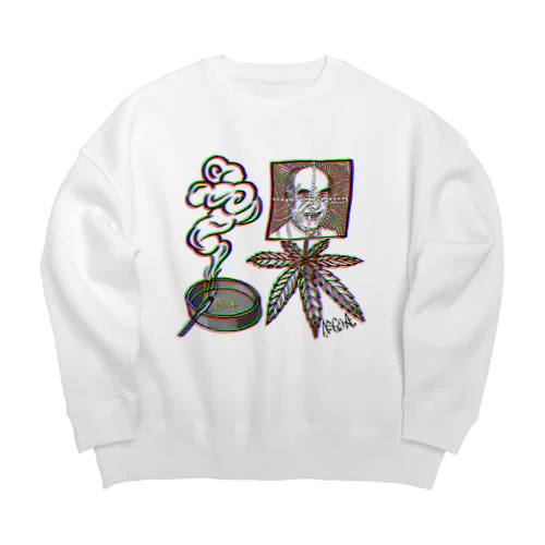 放課後チルタイム 「課」ロゴ Big Crew Neck Sweatshirt