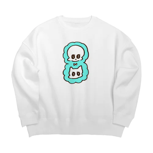 8月ちゃん Big Crew Neck Sweatshirt