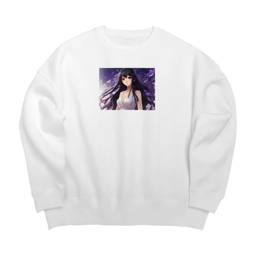 女神ちゃん Big Crew Neck Sweatshirt