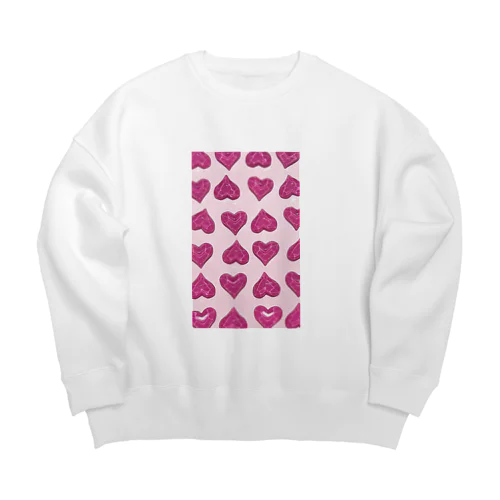 うるうるハート Big Crew Neck Sweatshirt