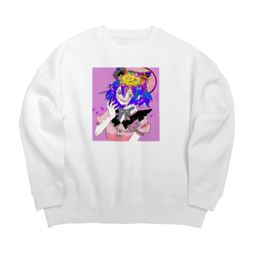 サイケキュート Big Crew Neck Sweatshirt