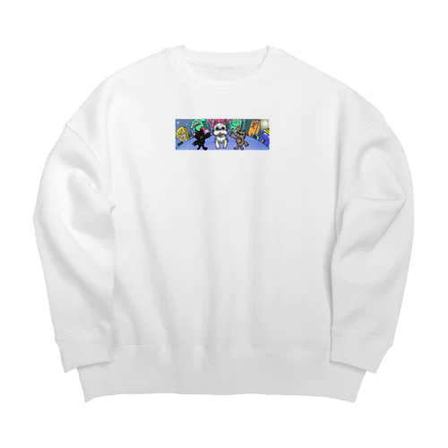 悪ぶりウエスティ Big Crew Neck Sweatshirt