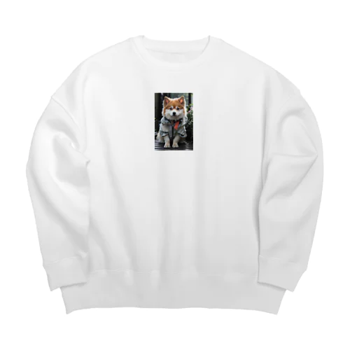 おしゃれな犬 Big Crew Neck Sweatshirt