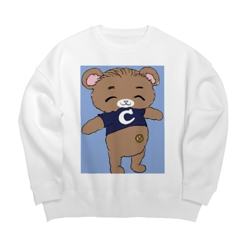 きゃわなぐま Big Crew Neck Sweatshirt