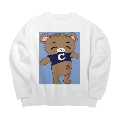 きゃわなぐま Big Crew Neck Sweatshirt