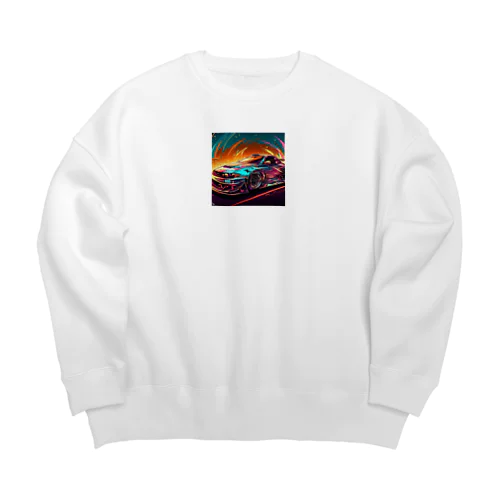 シルビアイラスト Big Crew Neck Sweatshirt