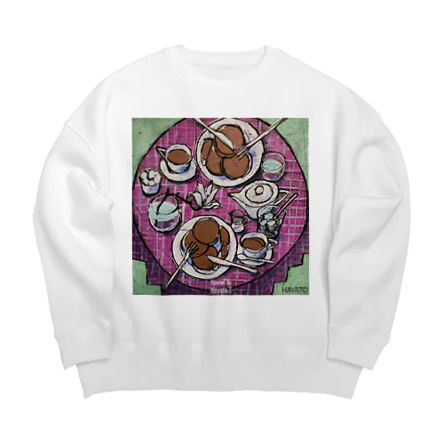 Early spring lunch Big Crew Neck Sweatshirt