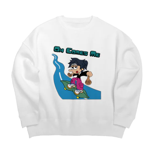 Oh Comes Me 桃太郎 Big Crew Neck Sweatshirt