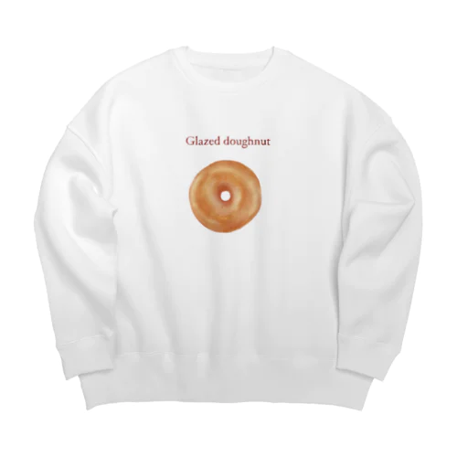 Glazed Doughnut Big Crew Neck Sweatshirt